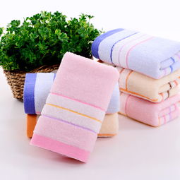 博慶日用品 熱銷特賣素色段邊純棉毛巾，廠家直供優(yōu)質(zhì)吸水加厚禮品